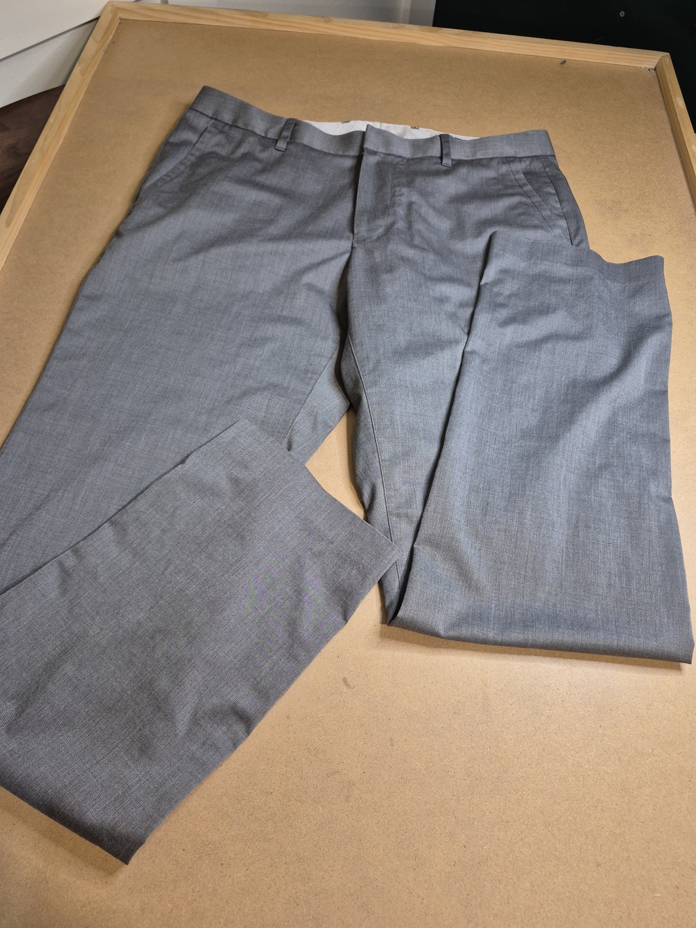 Bonobos Light Gray Dress Pants - Classic Fit 4347/6